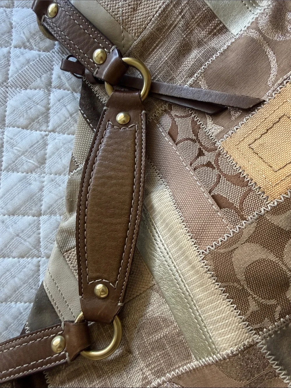 Coach Vintage Patchwork Shoulder Bag